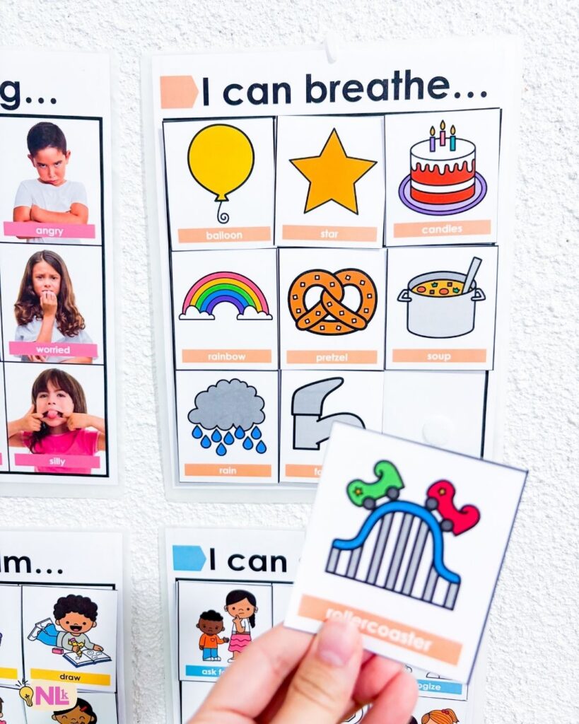 How to Create a Calm Down Corner in Kindergarten - posters and visuals