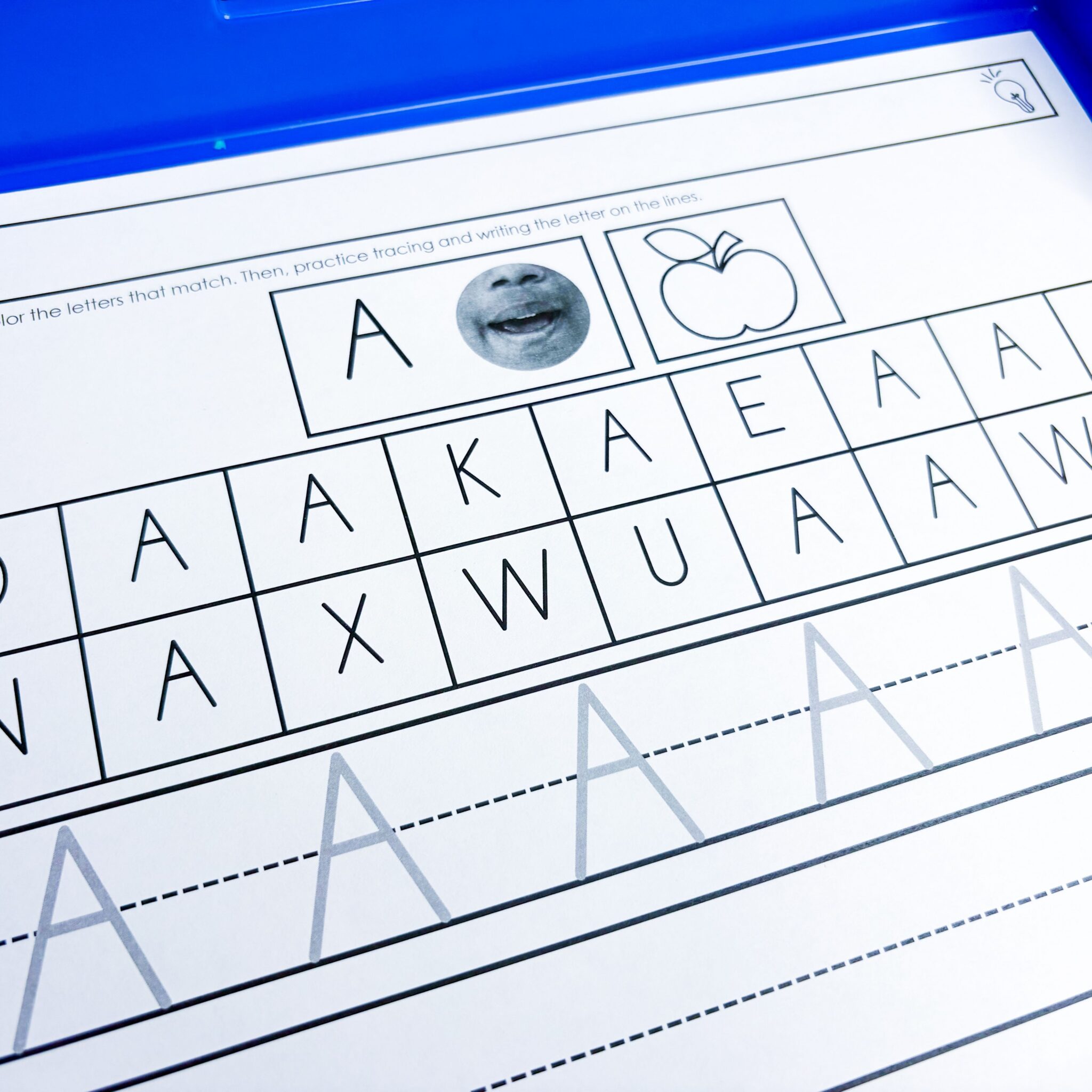 Search and write alphabet fun.