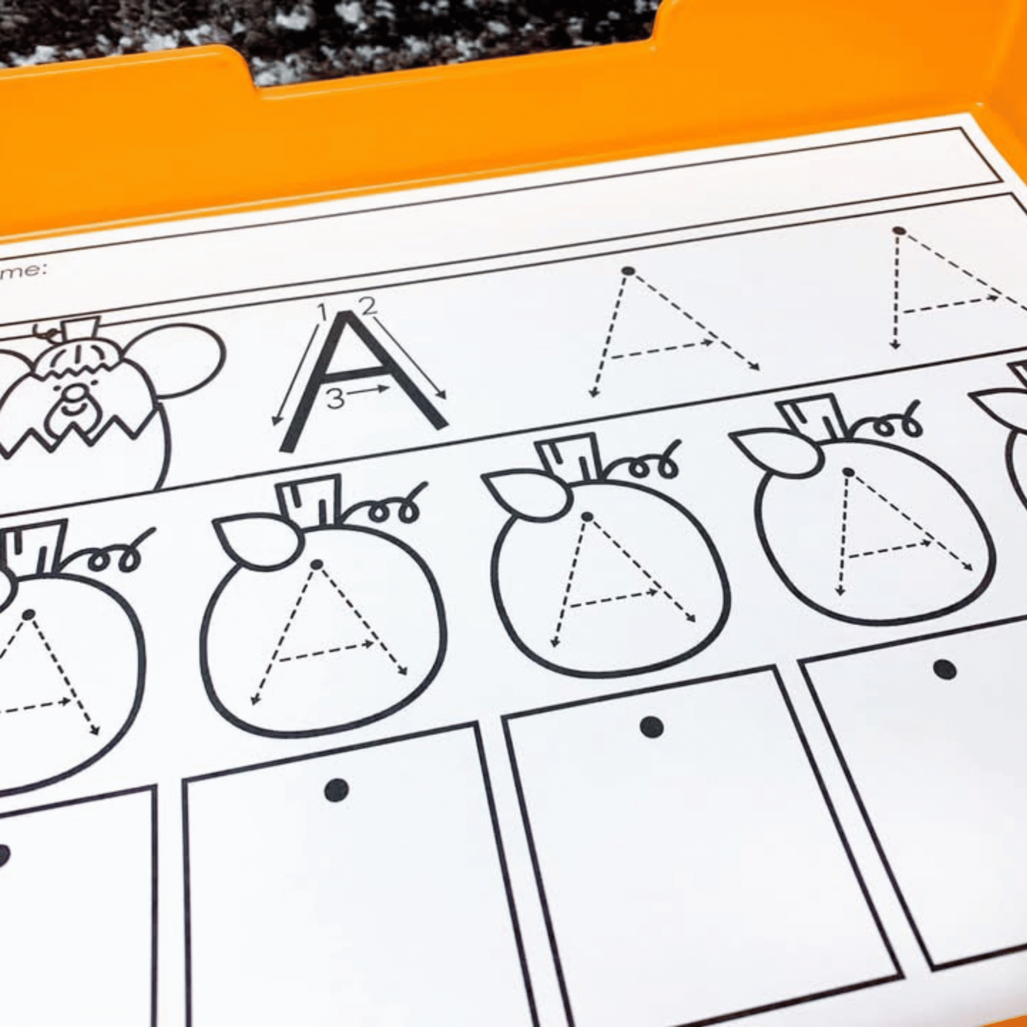 October Letter Formation Practice - Natalie Lynn Kindergarten